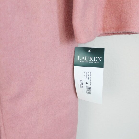 NWT LAUREN RALPH LAUREN Double Face Wool Blend Wrap Coat for Work to Events - Picture 5 of 10
